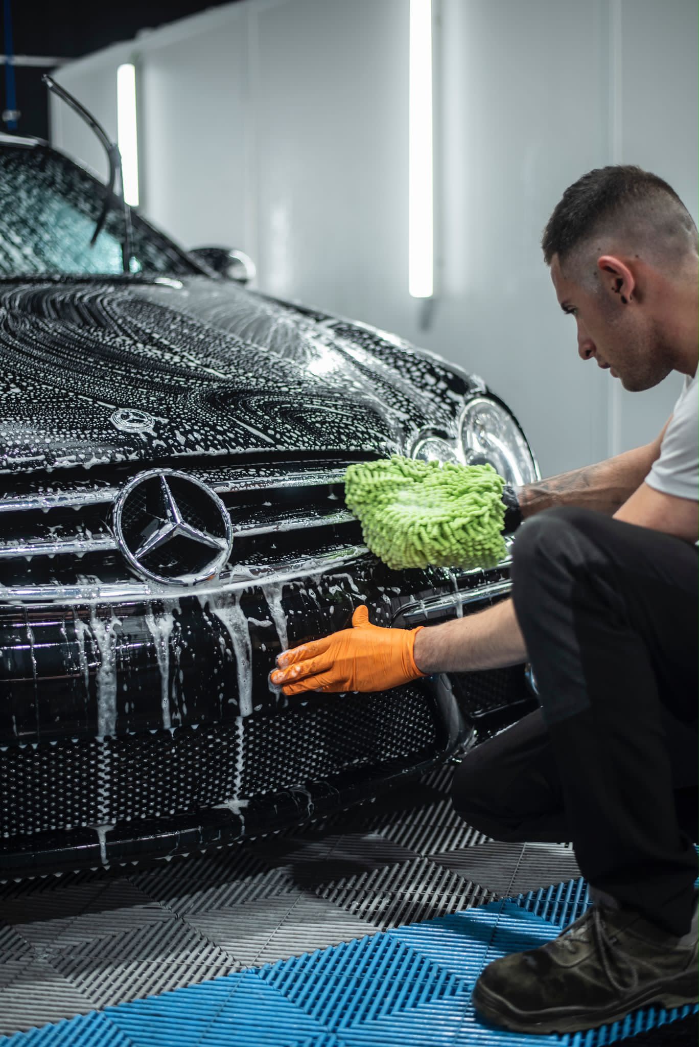 Proceso profesional de detailing