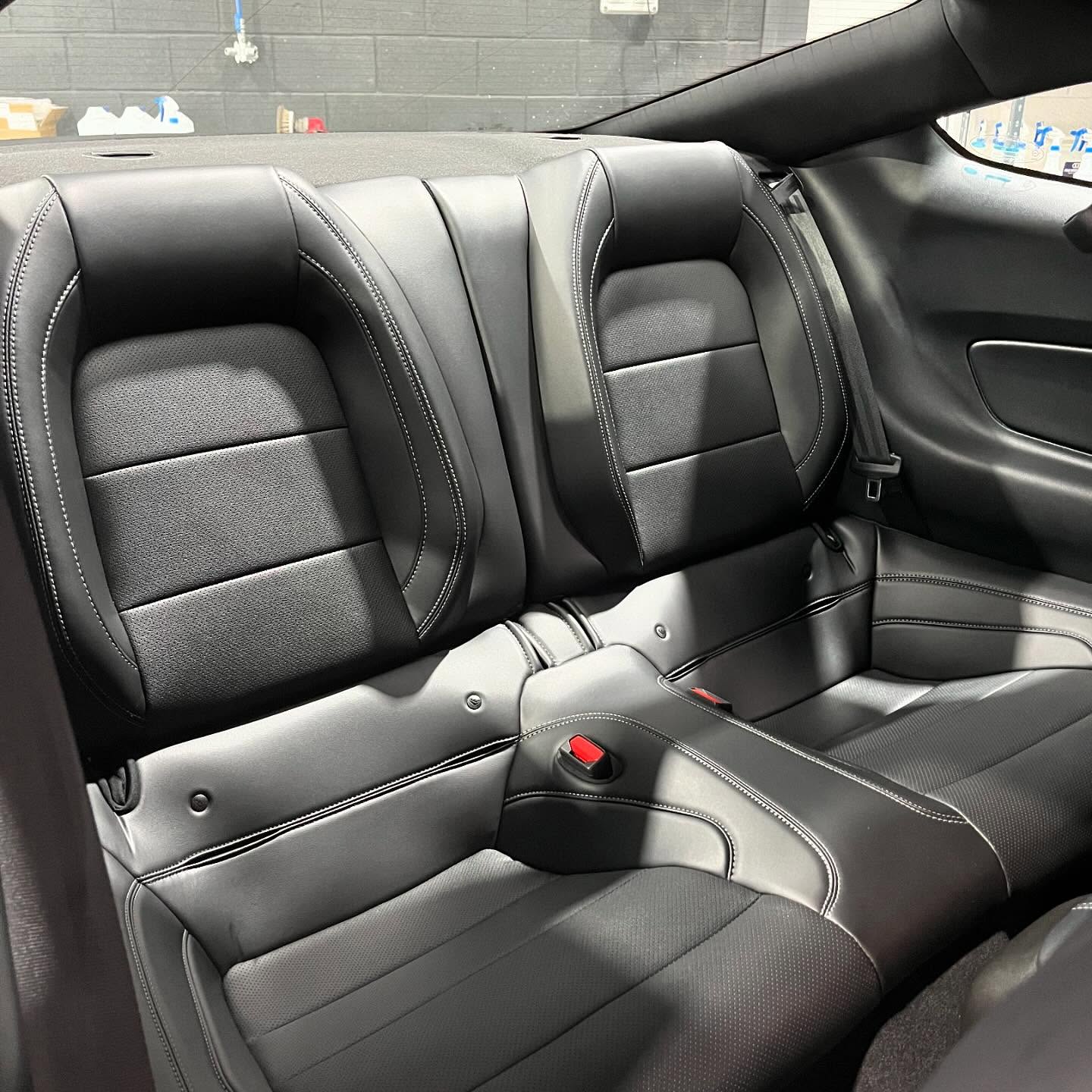 Asientos y paneles tras el detailing